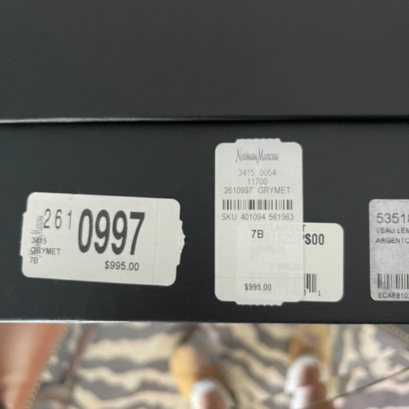 YSL LEATHER PLATFROM SANDALS SIZE 37 - Picture 2 of 10